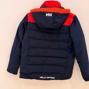 Helly Hansen Dark Blue, Red, White SKI Puffer Jacket